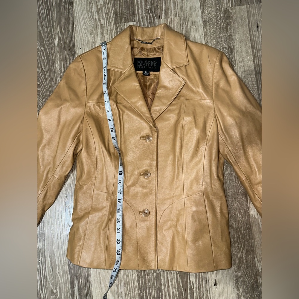 Wilson Leather x Pelle Studio Camel Jacket‎ Medium - Picture 9 of 13